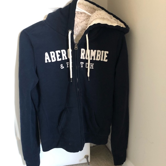 Abercrombie Fitch Furlined Zipup Hoodie 